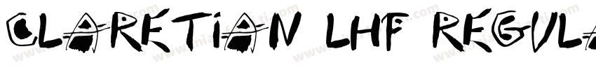Claretian LHF Regula字体转换